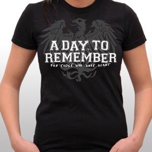 A Day to Remember Friends Girlie T-Shirt Size SMALL