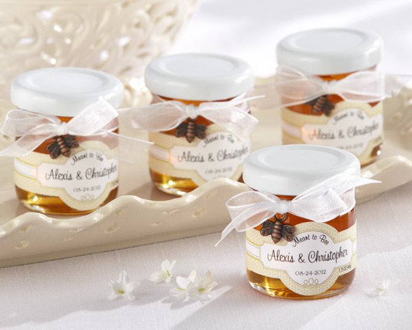 Meant to Bee" Personalized Clover Honey (Set of 12) - 2 Set Minimum Order Required)