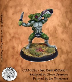 CSM-002a - Sea Devil W/Conch