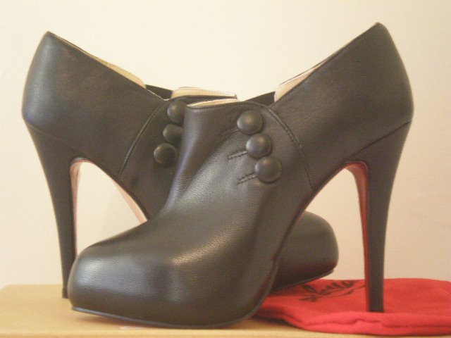 Christian Louboutin C'est Moi Black Shoe Boots