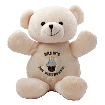Blessing Buddies 3 Yr Birthday Bear - 14" tall