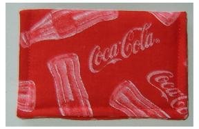 CREDIT CARD HOLDER: Coca Cola Fabric