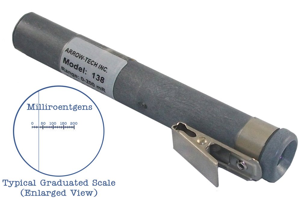 Direct-Reading Low-Range Dosimeter MODEL W500-S, 0-5mSv DIRECT READING DOSIMETER W/WINDOW