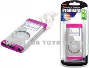 IPOD NANO 2ND GENERATION PINK SNAP ON PROTECTOR SHIELD CASE
