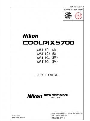 nikon coolpix 5700 manual