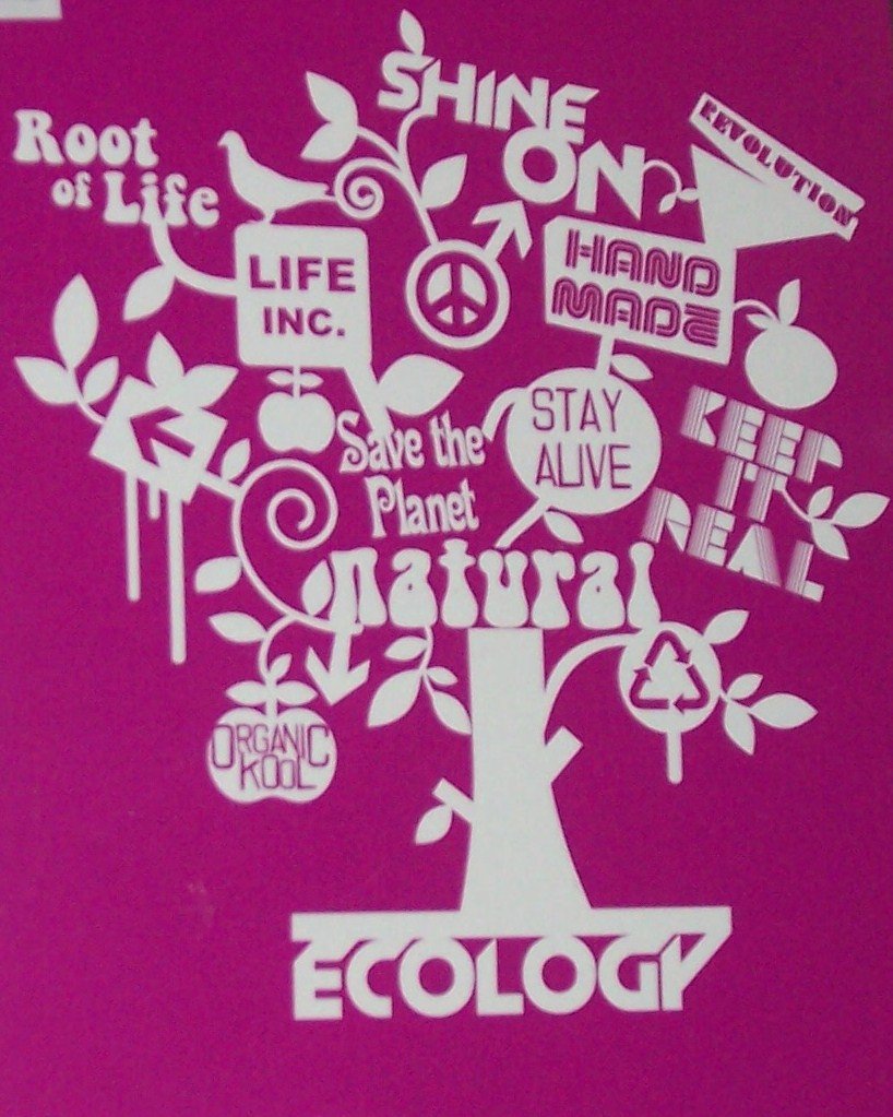 Retro Ecology Stencil
