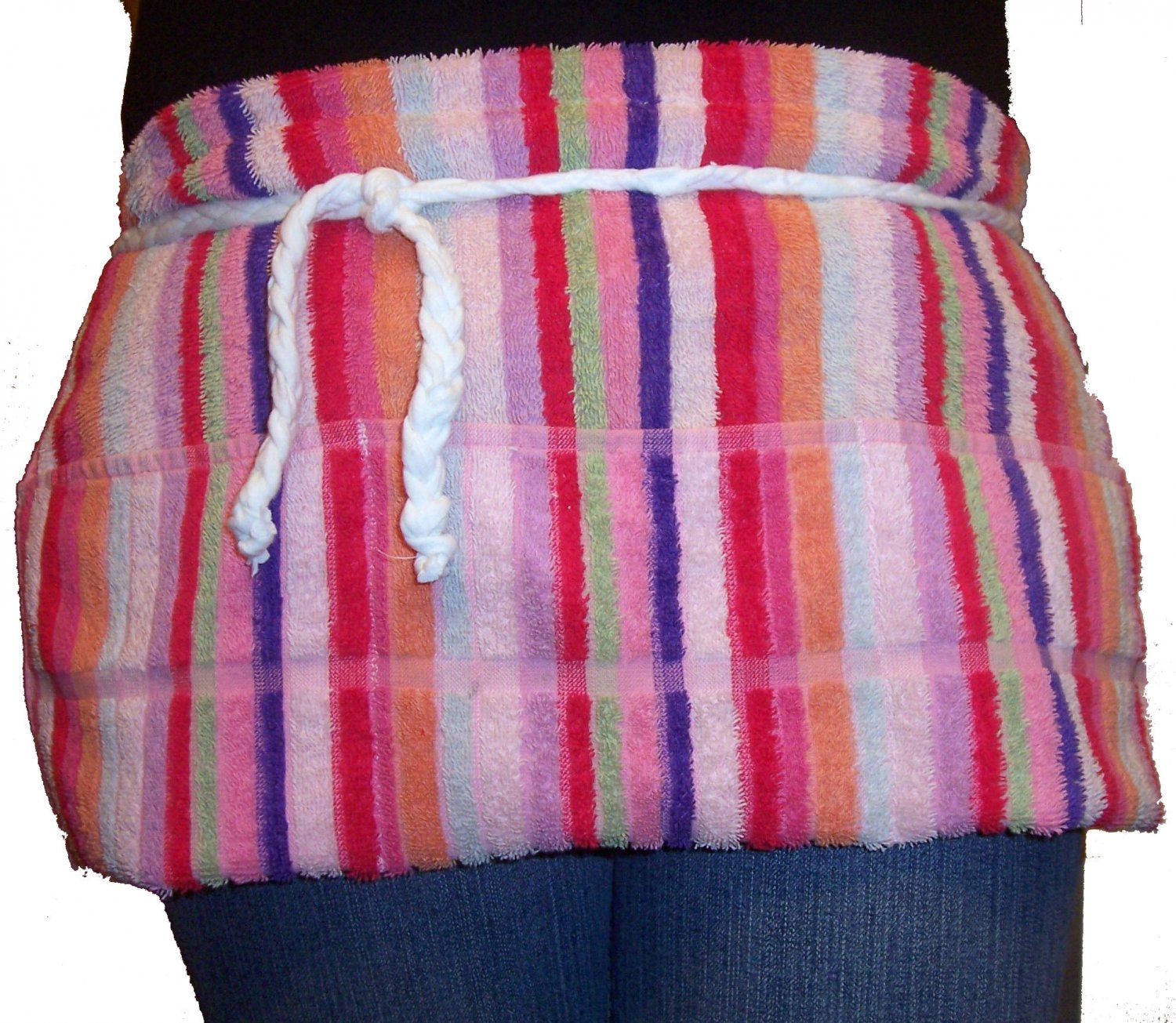 Pink CandyStripe Utility Apron