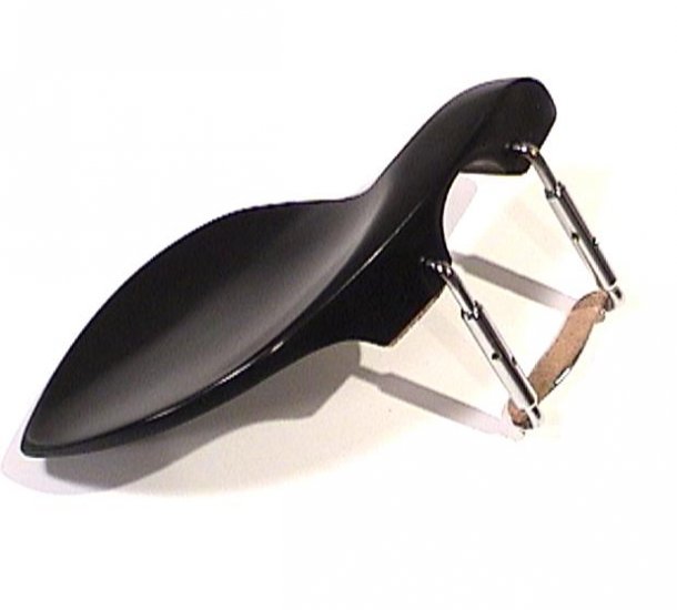41206 Ebony & Chrome Guarneri VIOLA Chinrest