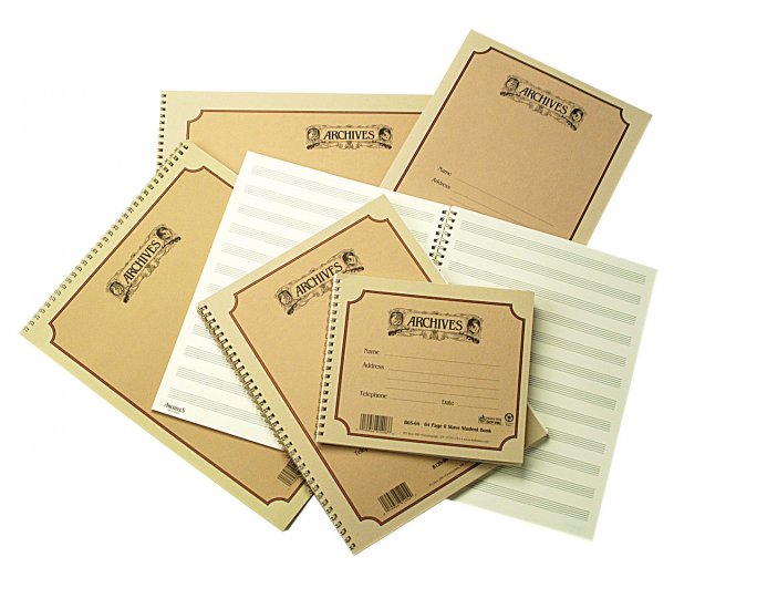 91020 Archives Guitar Tabulature 48 Page Book