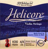 86130 D'Addario Violin Helicore Set 4/4 Medium, H310-M