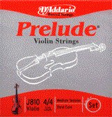 86133 D'Addario Violin Prelude 4/4 Medium, J810-M