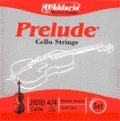 86333 D'Addario Cello Prelude 4/4 Medium, J1010-M