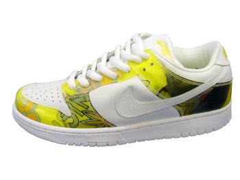 Nike Dunk Low Pro SB White / Yellow "De La Soul"