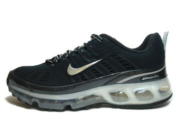 Nike Air Max 360 Black / Metallic Silver-black