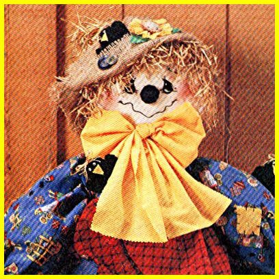 SCARECROW - Scarecrow Wreath - Hanging Scarecrow - - McCalls 8388