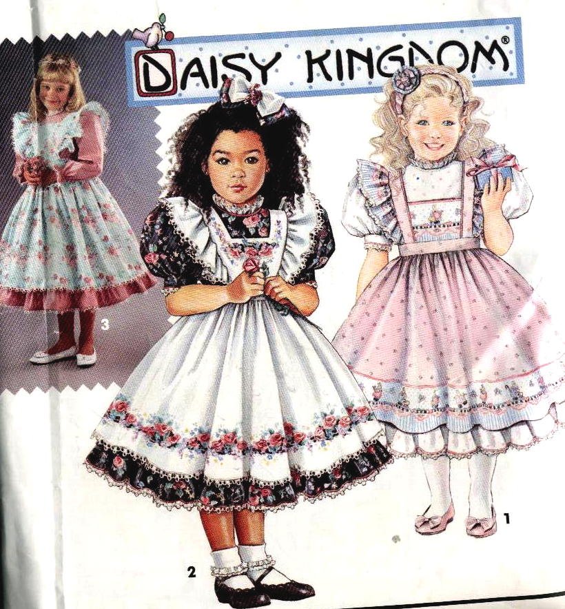Daisy Kingdom Pinafore, Dress size 5 Simplicity 0662