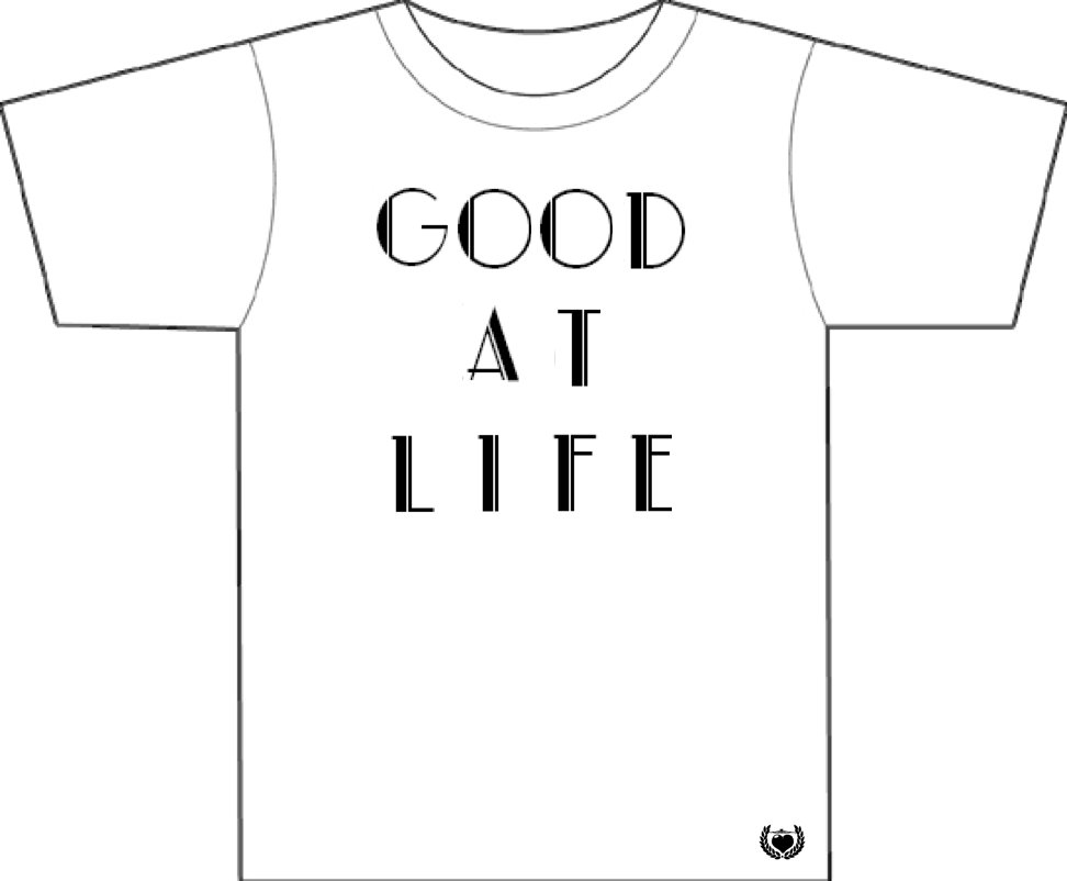 Good at Life - Men's White T-Shirt