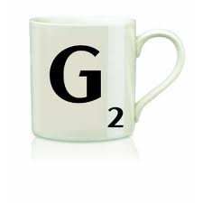 SCRABBLE MUG G