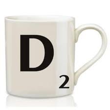 SCRABBLE MUG D