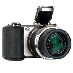 Olympus SP-600UZ 12MP 15x Wide Optical/5x Digital Zoom HD Camera (Black/Silver)