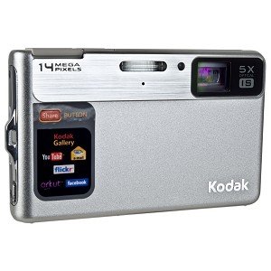 Kodak EasyShare M590 14MP 5x Optical/5x Digital Zoom HD Camera (Silver)