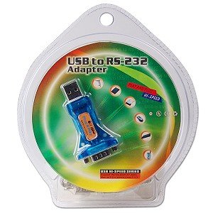 USB to RS-232 (9-pin) Serial Adapter w/USB Extension Cable