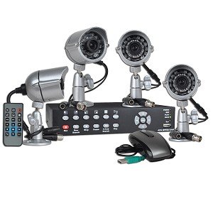 NEW 4-Channel Standalone Network DVR Surveillance Kit