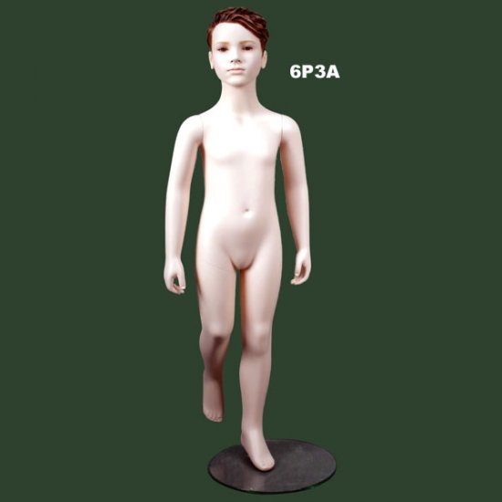 Age 6 Boy with sculpture Head