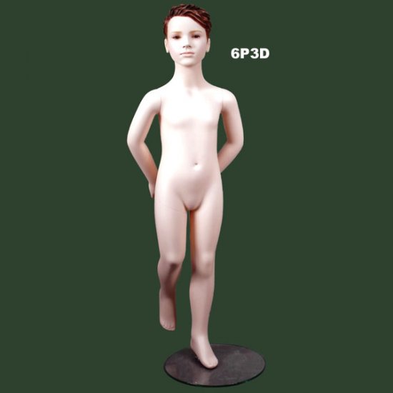 Age 6 Boy with sculpture Head