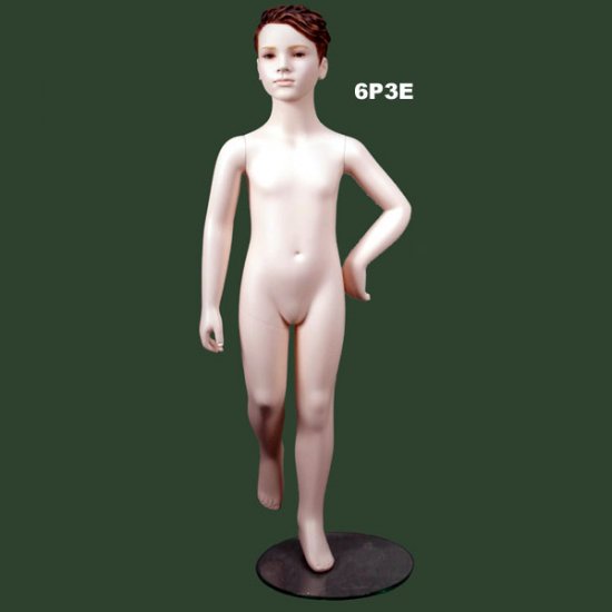 Age 6 Boy with sculpture Head