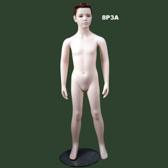 Age 8 Boy with sculpture Head
