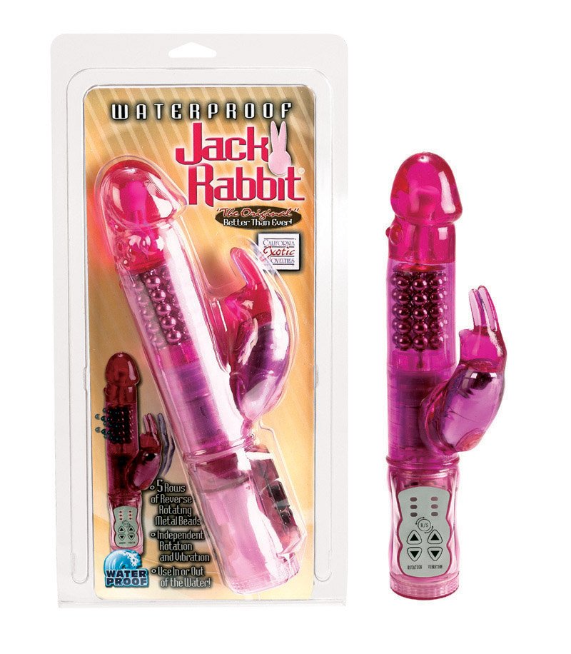 Waterproof Jack Rabbit - (5 rows of beads) pink