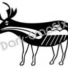 Deer Southwest Ancient Logo Symbol (Decal - Sticker)