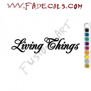 Living Things Band Music Artist Logo Decal Sticker