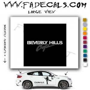Beverly Hills Cop Movie Logo Decal Sticker