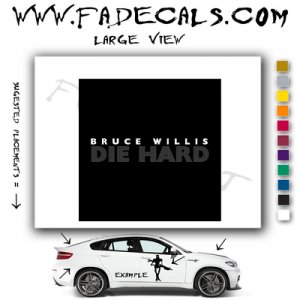 Die Hard Movie Logo Decal Sticker