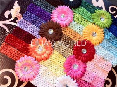 CROCHET HEADBAND GIRL INFANT TODDLER $1 EACH- YOU PICK