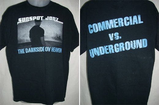 Sunspot Jonz - "The Darkside Ov Heaven" T-Shirt