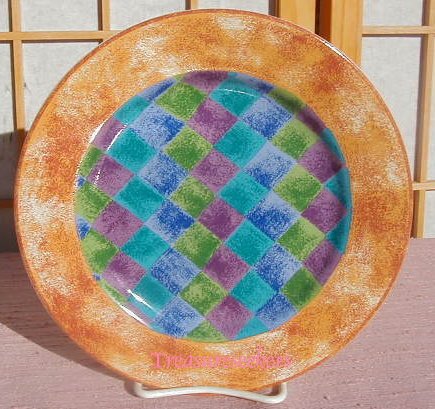 Set 4 SANGO ANYTHING GOES GINGER MIX MATCH PLATES NEW