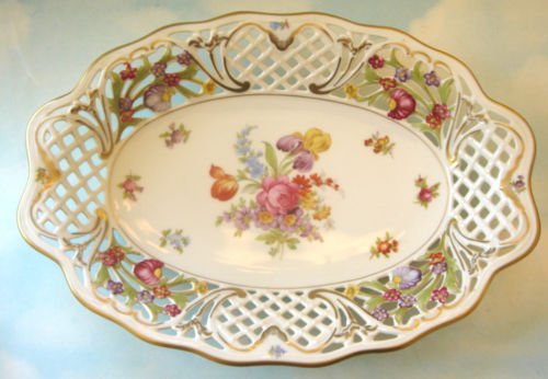 OSCAR DE LA RENTA ROYALE UH113 OVAL PLATTER matches Schumann Empress Dresd