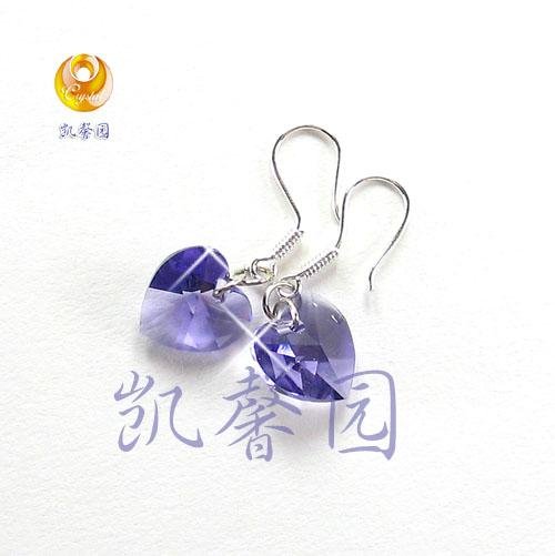 Swarovski Crystal heart shape earring(E-05)