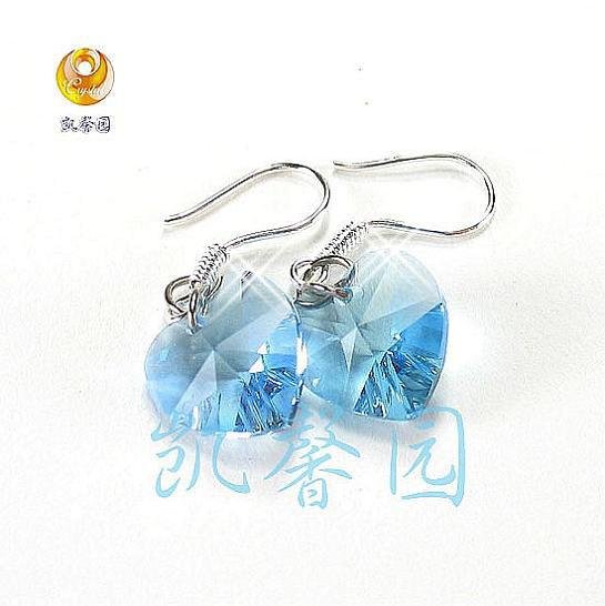 Swarovski Crystal heart shape earring(E-06)