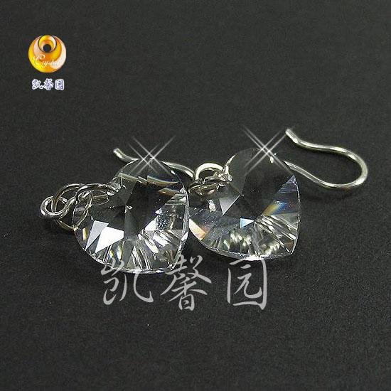 Swarovski Crystal heart shape earring(E-08)