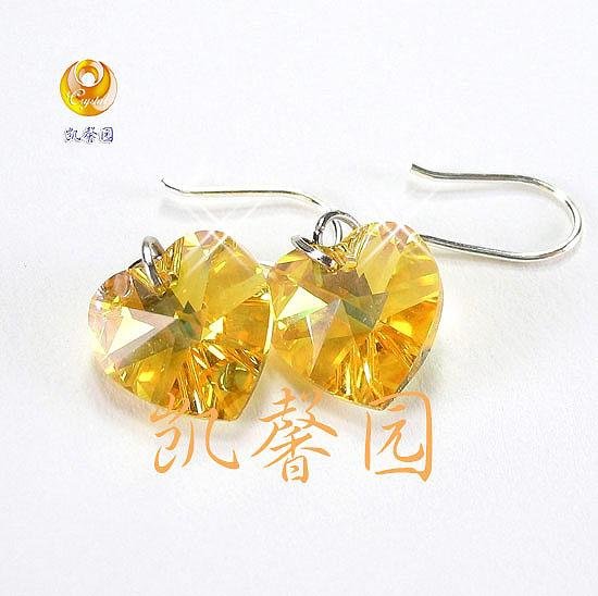 Swarovski Crystal heart shape earring(E-10)