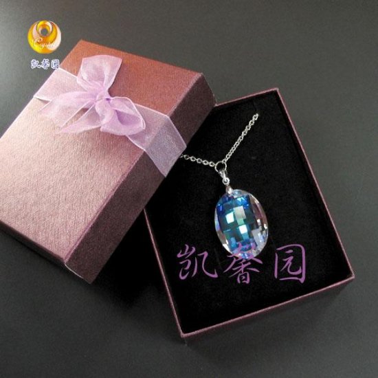 Swarovski Chain Set (oval stone)