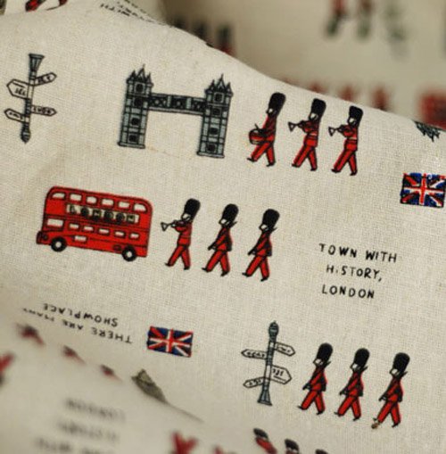 Colorful London March (Fat Quarter Fabric Set)