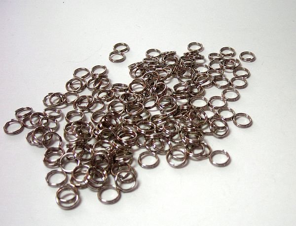 Silvertone Split Rings