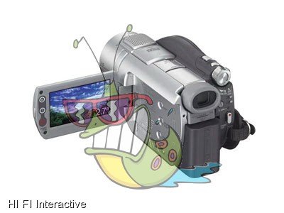 Sony - Handycam DCR-DVD805E (silver)