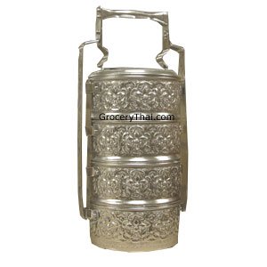 Thai Food Carrier, 4 Stacks