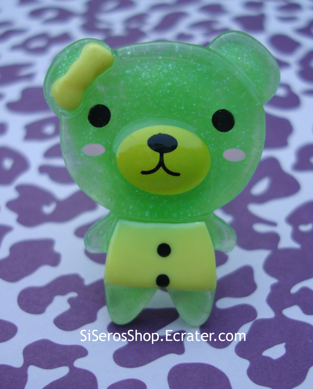 Summer Dress GREEN Teddy Ring